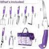 Tool Set 10 Pcs Heavy Duty Tool Kit Women Gift Set Aluminum