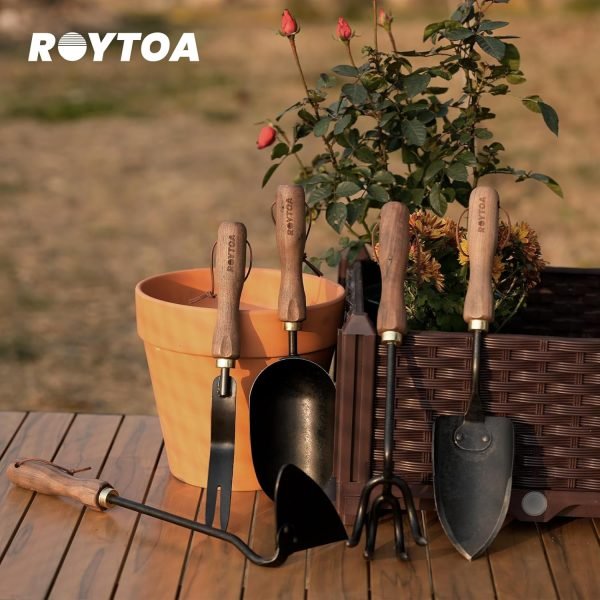 Set 5PCS Tools Stainless Steel Heavy Duty Hand Cultivator Hoes Shovel Trowel