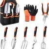 Set 8 Piece Tools Set with Non Slip Ergonomic Handle Heavy Duty