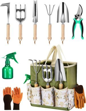 71OiKNbTtrL._AC_SL1500_.jpg 9-Piece Premium Tool Set for Women - Heavy Duty Stainless Steel Rust-Proof