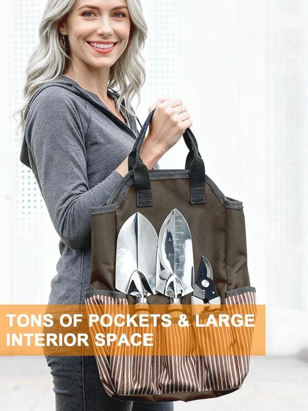 Set 11 PCS Heavy Duty Stainless Steel Tool Kit with Large Tote