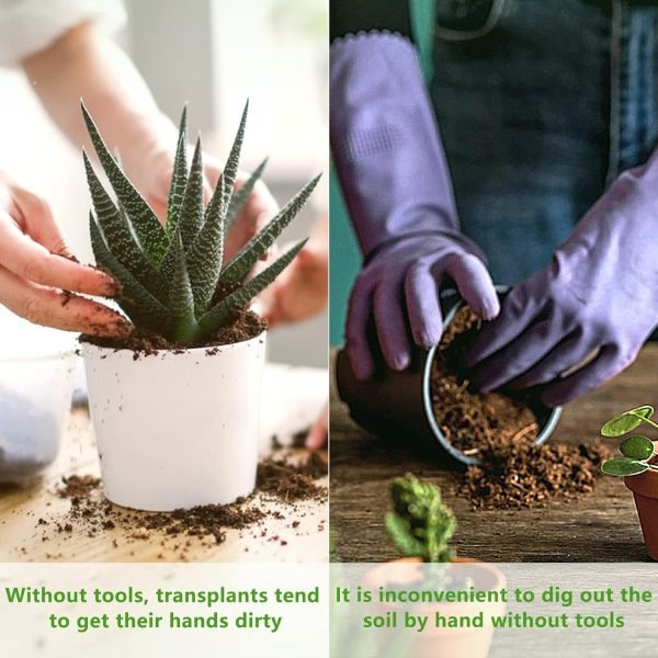 Small Tool Set 6 Pieces Iron Kit Including Hand Shovel Transplant Shovel