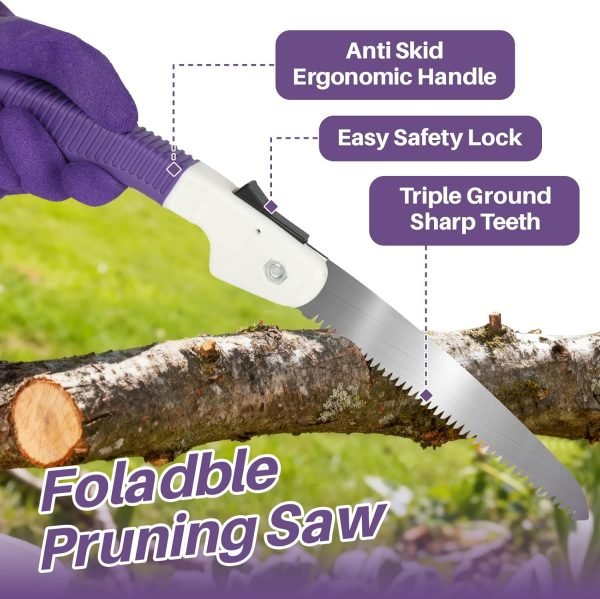 Tool Set 10 Pcs Heavy Duty Tool Kit Women Gift Set Aluminum