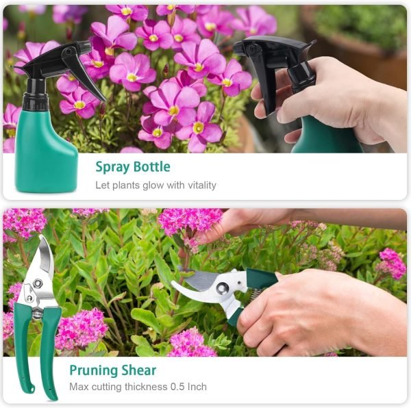 Set 10 Piece - Hand Tool with Ergonomic & Durable Tools Organizer