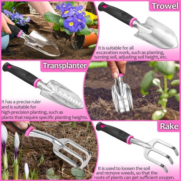 Tools Gifts for Women with 2 in 1 Detachable Storage Bag Trowel