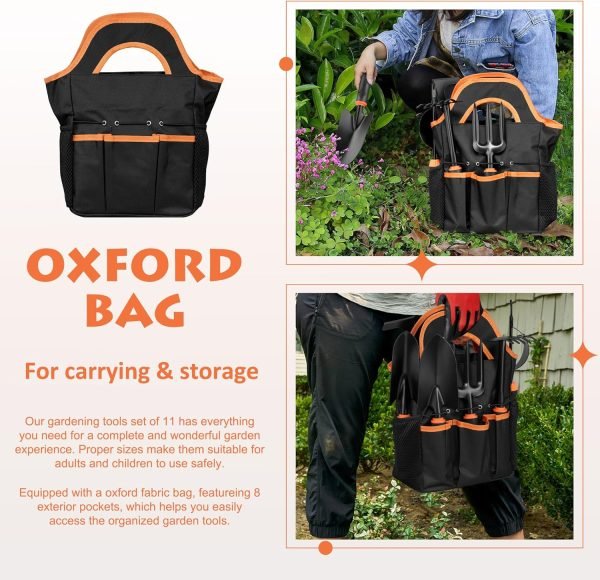 Tools Set 11 Pcs Supplies Hand Tool Kit for Women Men Gardeners