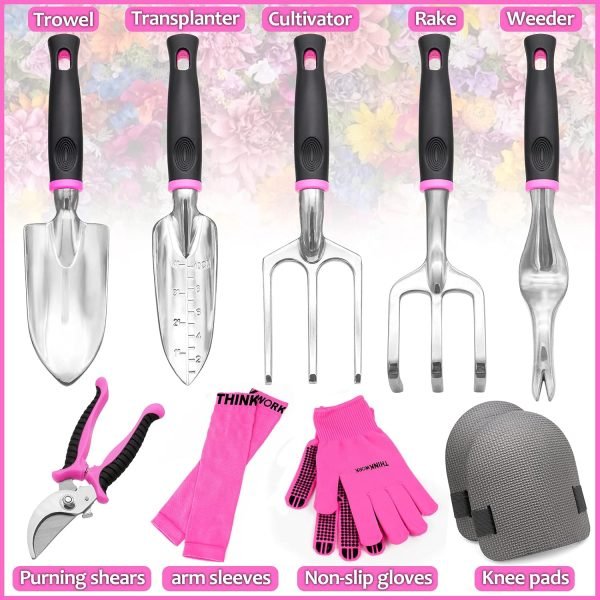 Tools Gifts for Women with 2 in 1 Detachable Storage Bag Trowel