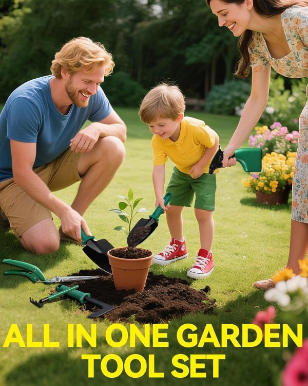 81Qw8yVneNL._AC_SL1500_.jpg Set 10pcs Heavy Duty Tools Durable Gardenings Hand Tools Tool Set with