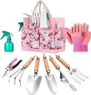 81RGpo1twdL._AC_SL1500_.jpg 9-Piece Tools Set - Complete Kit with Heavy-Duty Stainless Hand Tools Durable