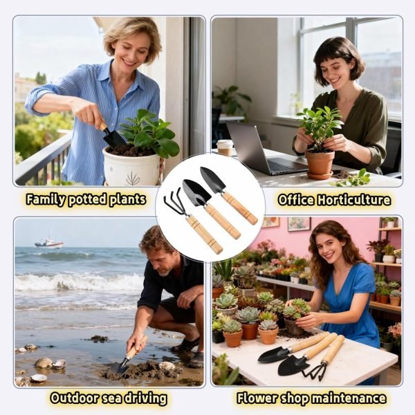 81SLeyVXj5L._AC_SL1500_.jpg 3-Piece Mini Tool Set Indoor Plant Care Kit with Wood Handle Black