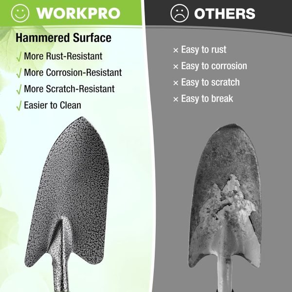 6-Piece Tool Set Heavy Duty Hand Tools with Soft Rubber Handle Including