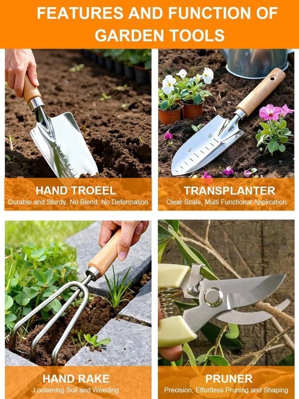 Set 11 PCS Heavy Duty Stainless Steel Tool Kit with Large Tote