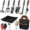 Tools Set 11 Pcs Supplies Hand Tool Kit for Women Men Gardeners