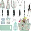 Set Carsolt 11 Pcs Heavy Duty Floral Tools Kit with Non-Slip Rubber