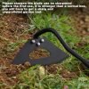 81rZuRZL2lL._AC_SL1500_.jpg Tool Hollow Hoe with 55-85 Inch Long Handle Adjustable Manual Weeder Heavy