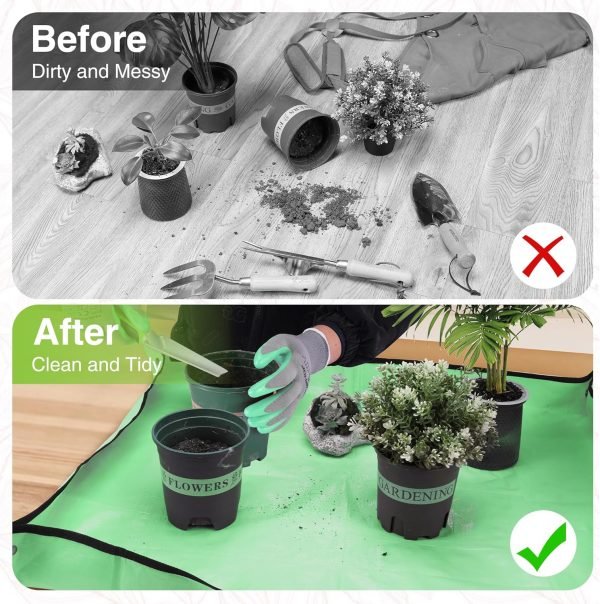 91O9LQmfaL._AC_SL1500_.jpg 5PCS Tool Set Powder Coating Compact Aluminum Tool Set with Repotting Mat