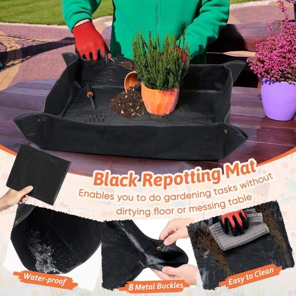 Tools Set 11 Pcs Supplies Hand Tool Kit for Women Men Gardeners