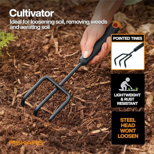 Tool Set with Vegetable Shears Seed Sower Trowel Cultivator Weeder and L